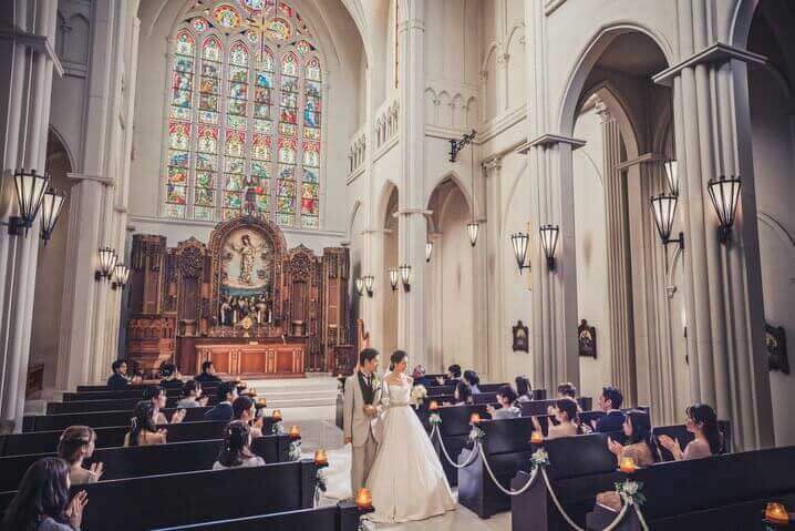 山梨の王道ウエディング写真事例「アピオグランドステージ」1